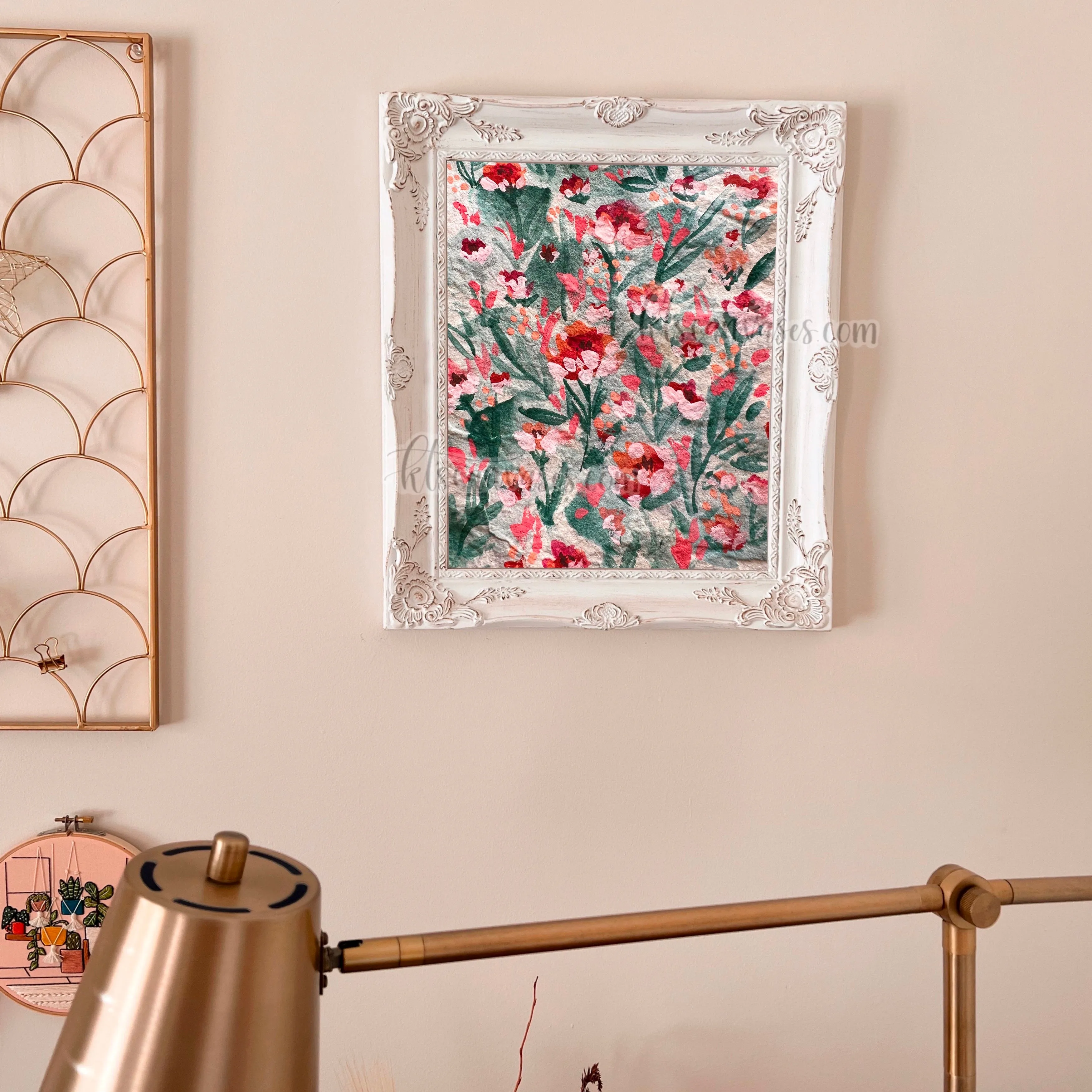 Abstract Florals No. 4 Art Print