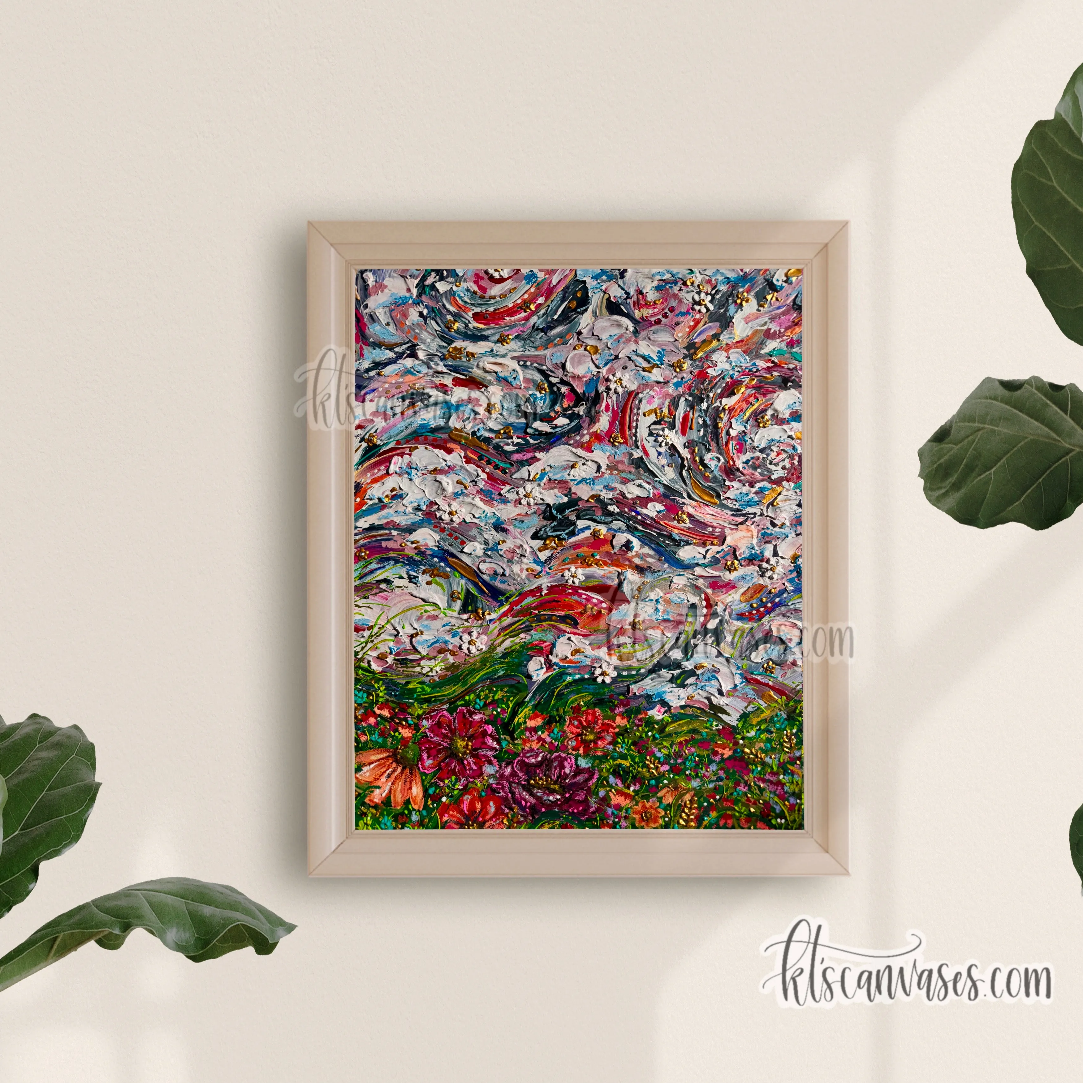 Abstract Garden No. 16 Art Print