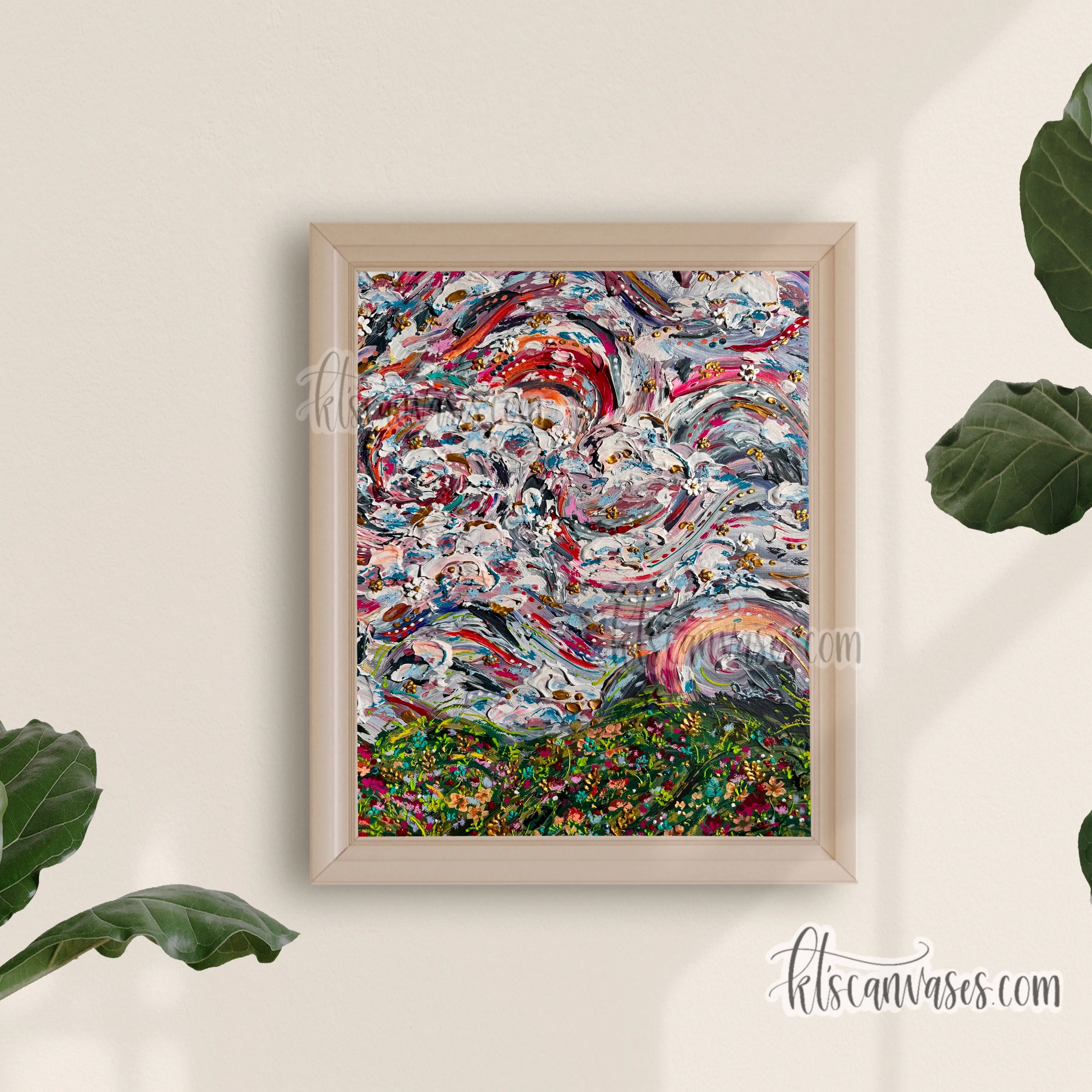 Abstract Garden No. 16 Art Print