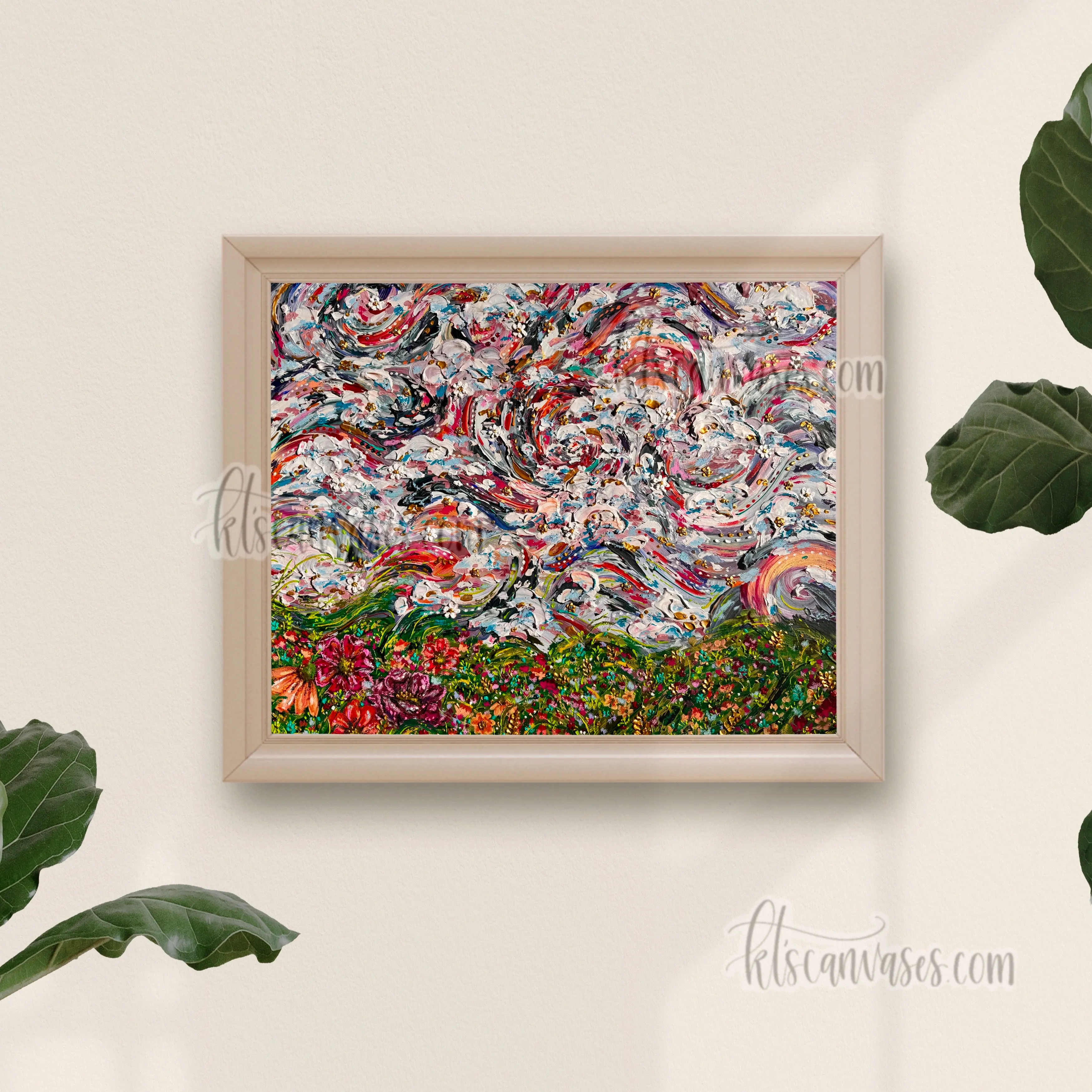 Abstract Garden No. 16 Art Print