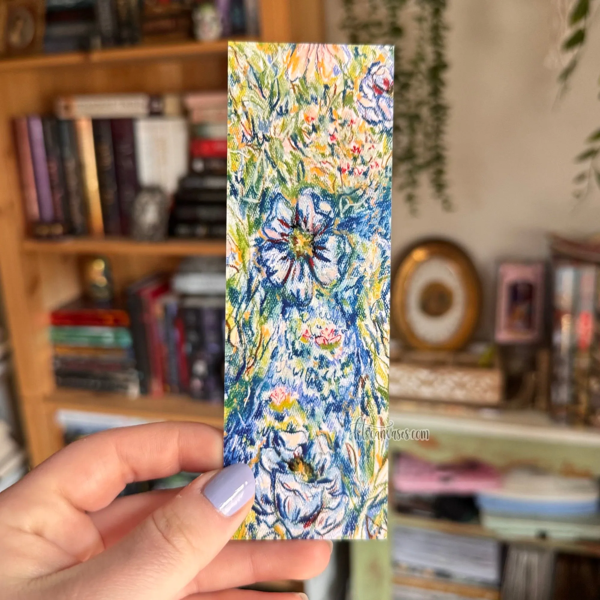 Abstract Garden No. 3 Double Sided Bookmark