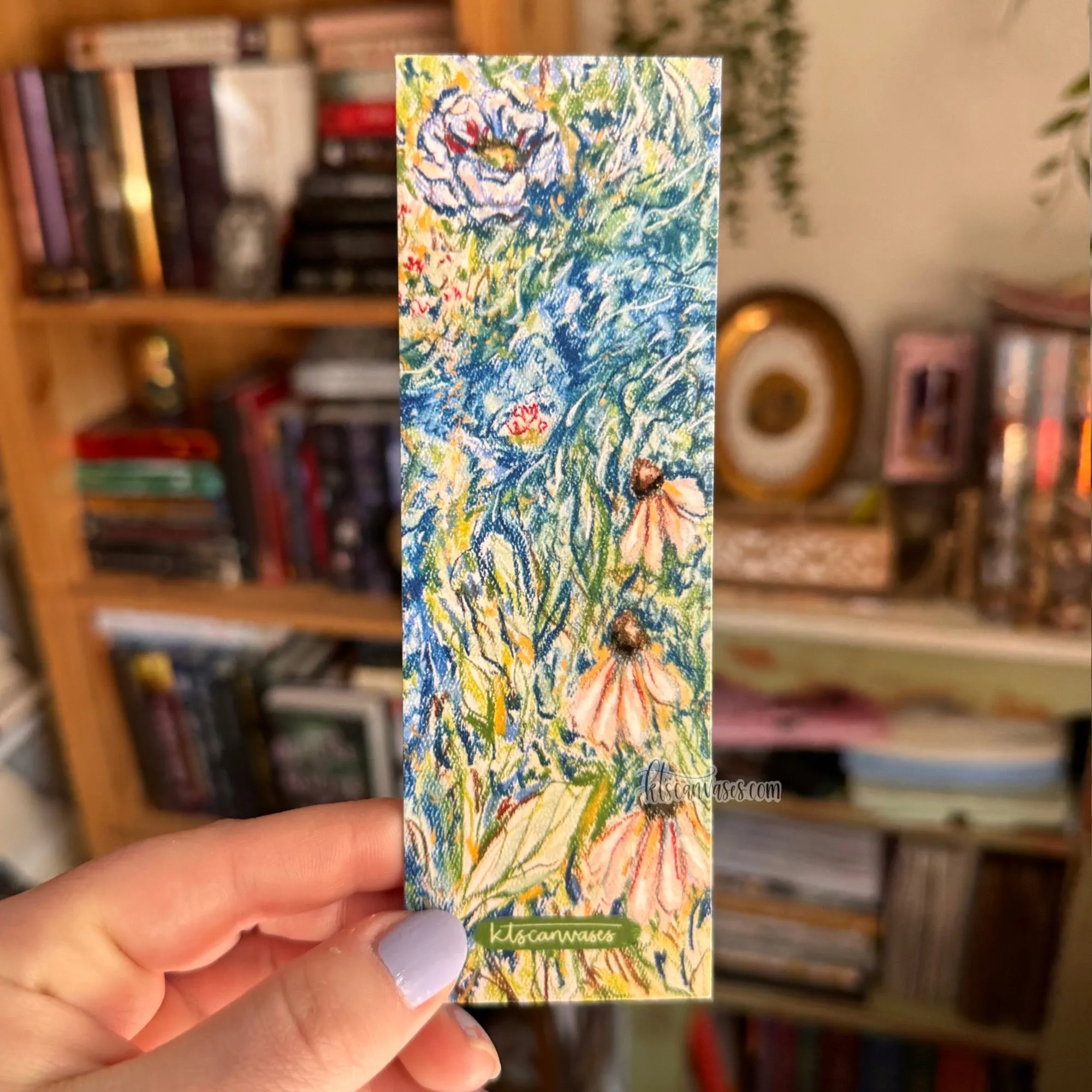 Abstract Garden No. 3 Double Sided Bookmark