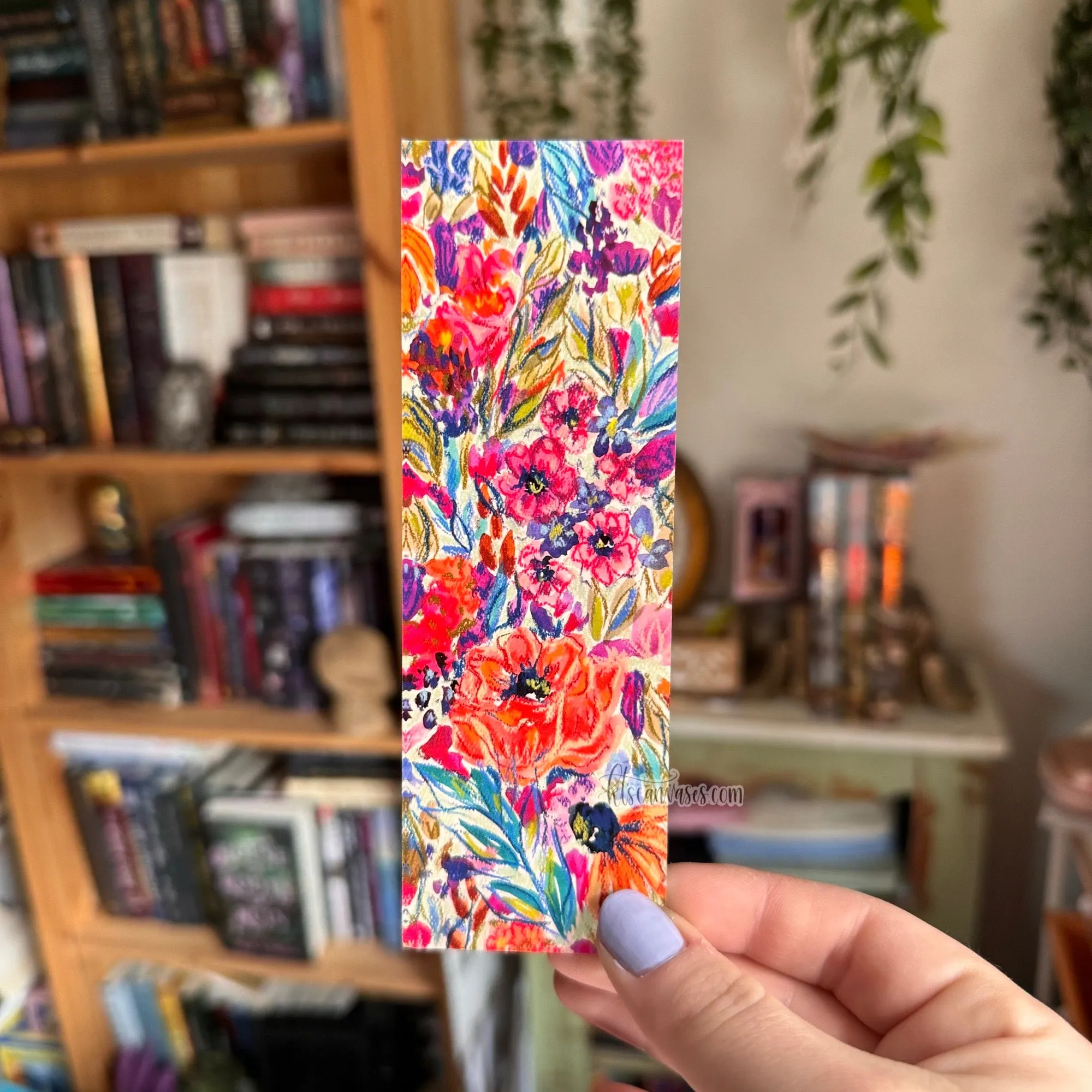 Abstract Garden No. 4 Double Sided Bookmark