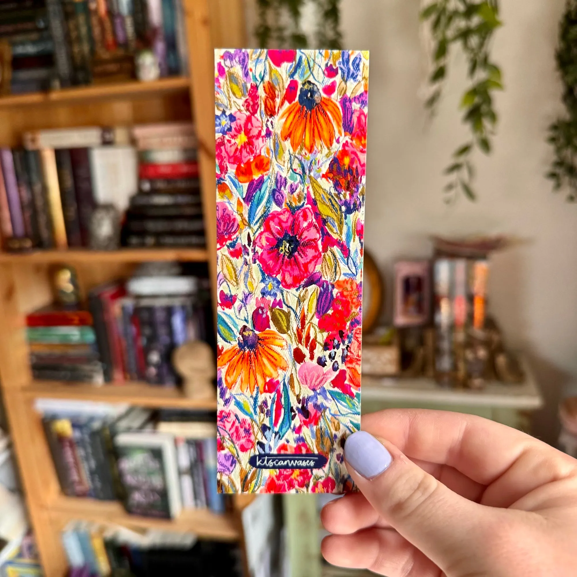 Abstract Garden No. 4 Double Sided Bookmark