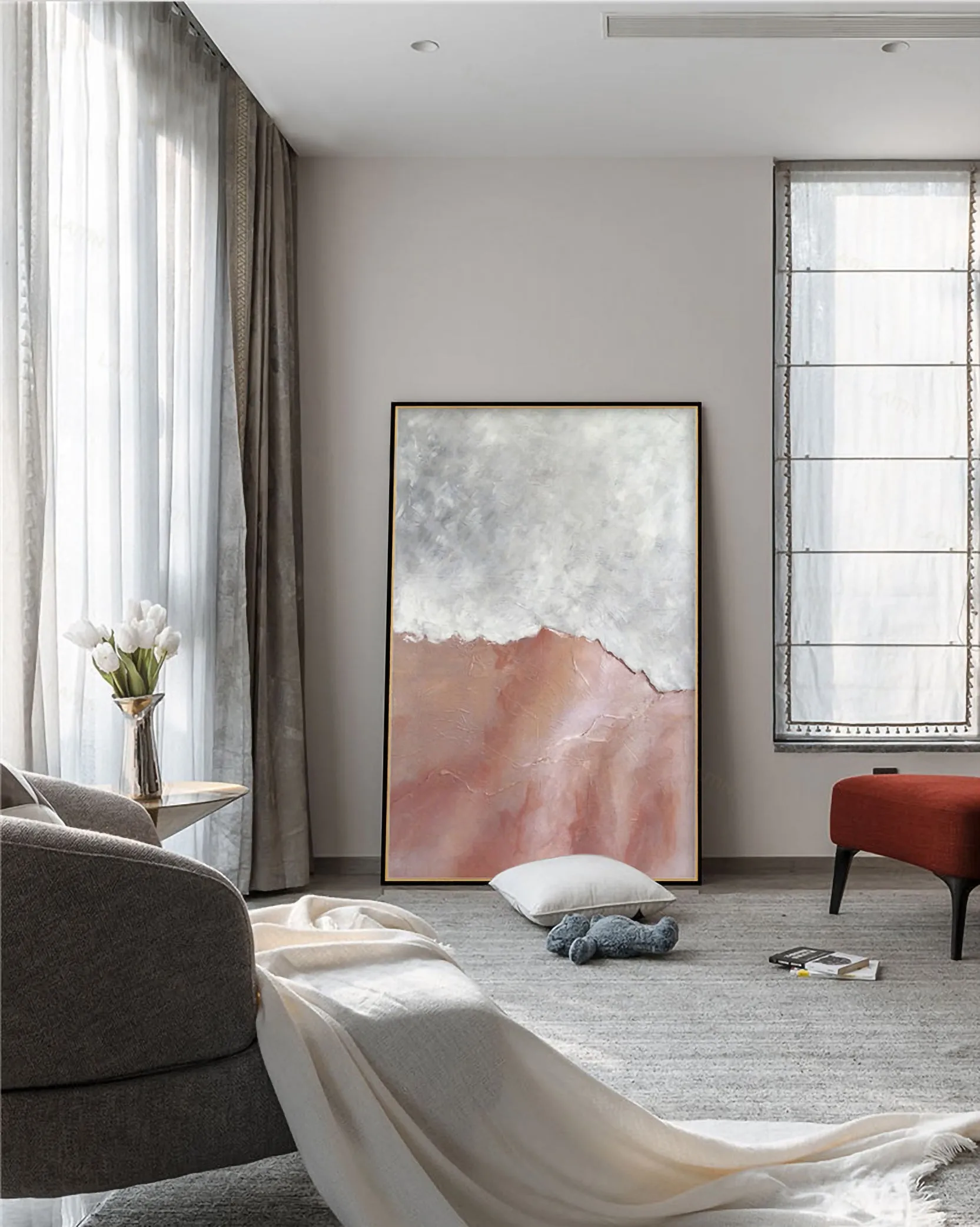 Abstract Oil Painting - Tidal Wave