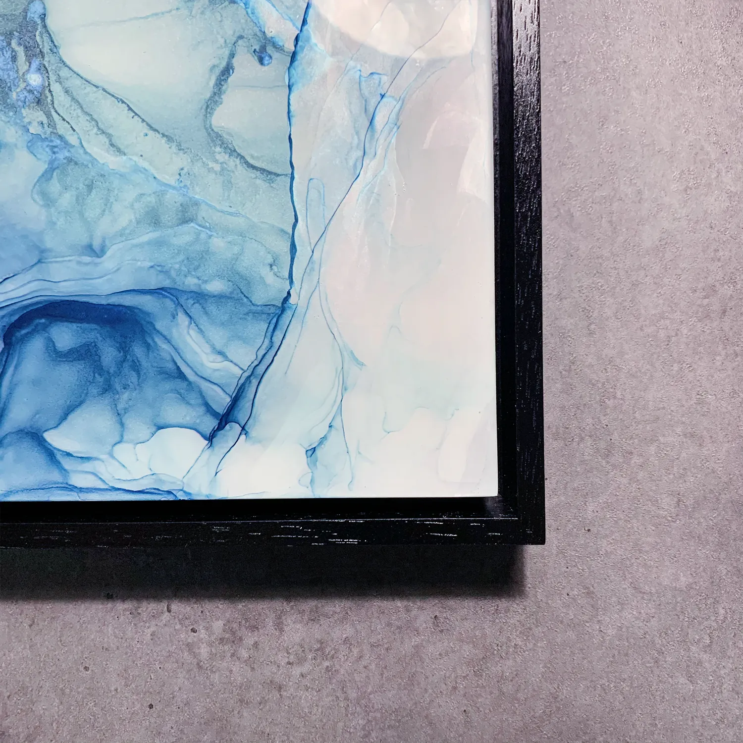 Blue Ice Painting