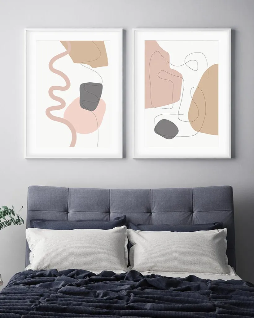 Contemporary Lines - Print Set Of 2