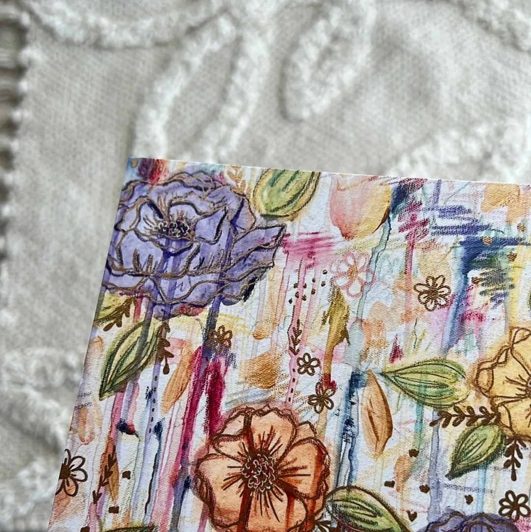 Creative Mess Florals Art Print