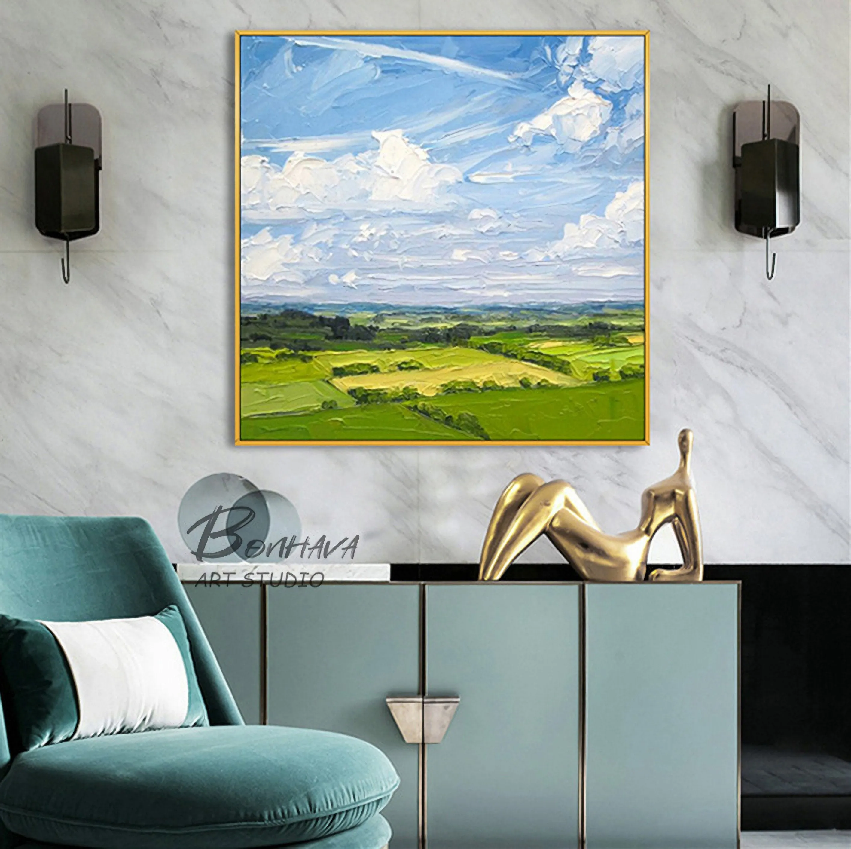 Extra Large Wall Art Uk Landscape Canvas Wall Art Gp037