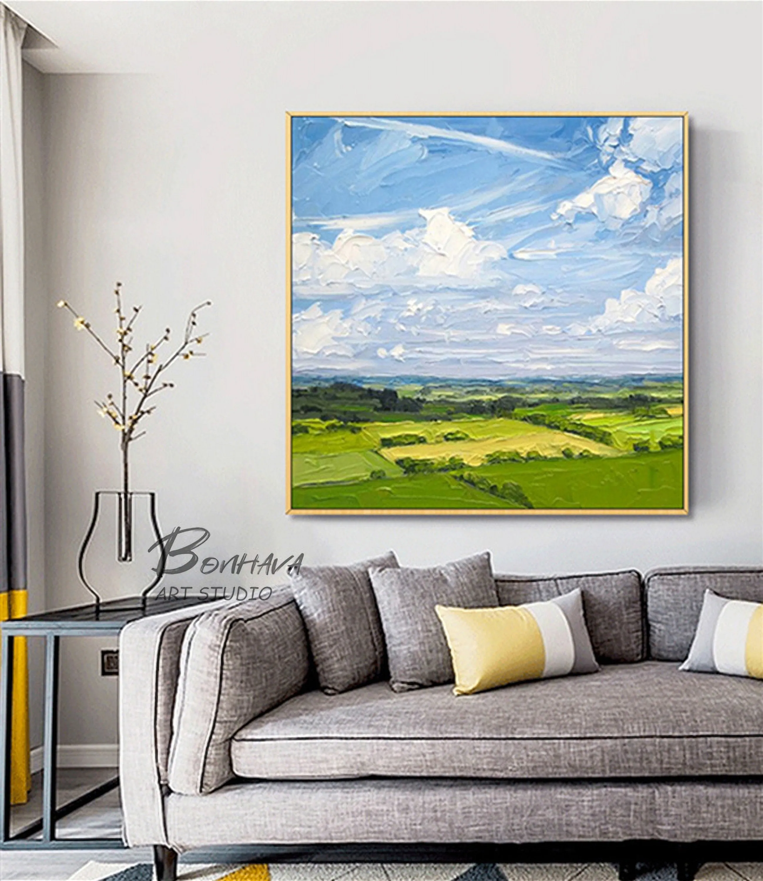 Extra Large Wall Art Uk Landscape Canvas Wall Art Gp037