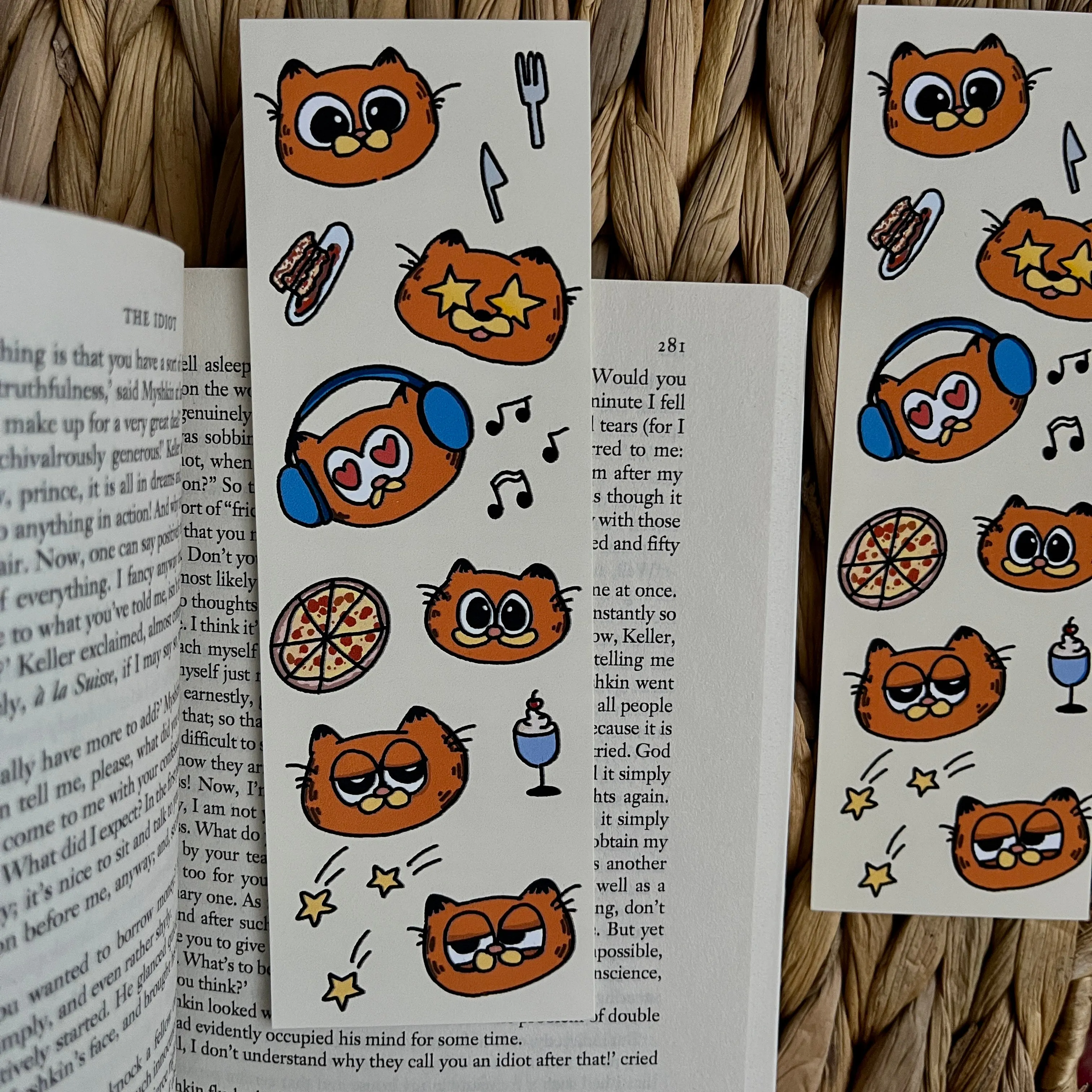 Garfield bookmark