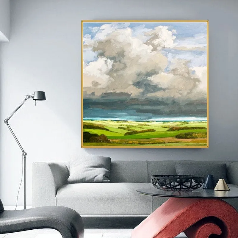 Large Paintings for Living Room Wall Landscape Painting Countryside Gp050