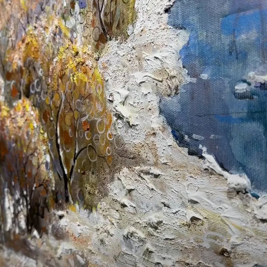 Modern Oil Painting - Veil of Morning Mist