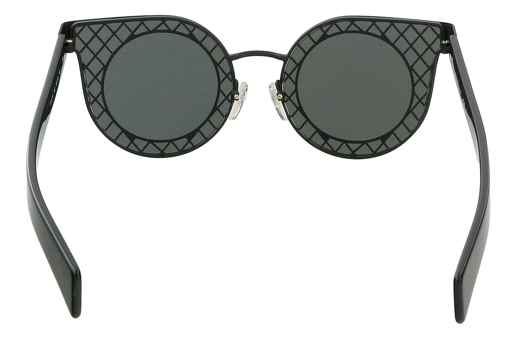 Salvatore Ferragamo SF171S 002 Matte Black Round Sunglasses