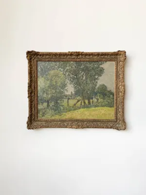 Summery Landscape at Wittlaer by Max Clarenbach