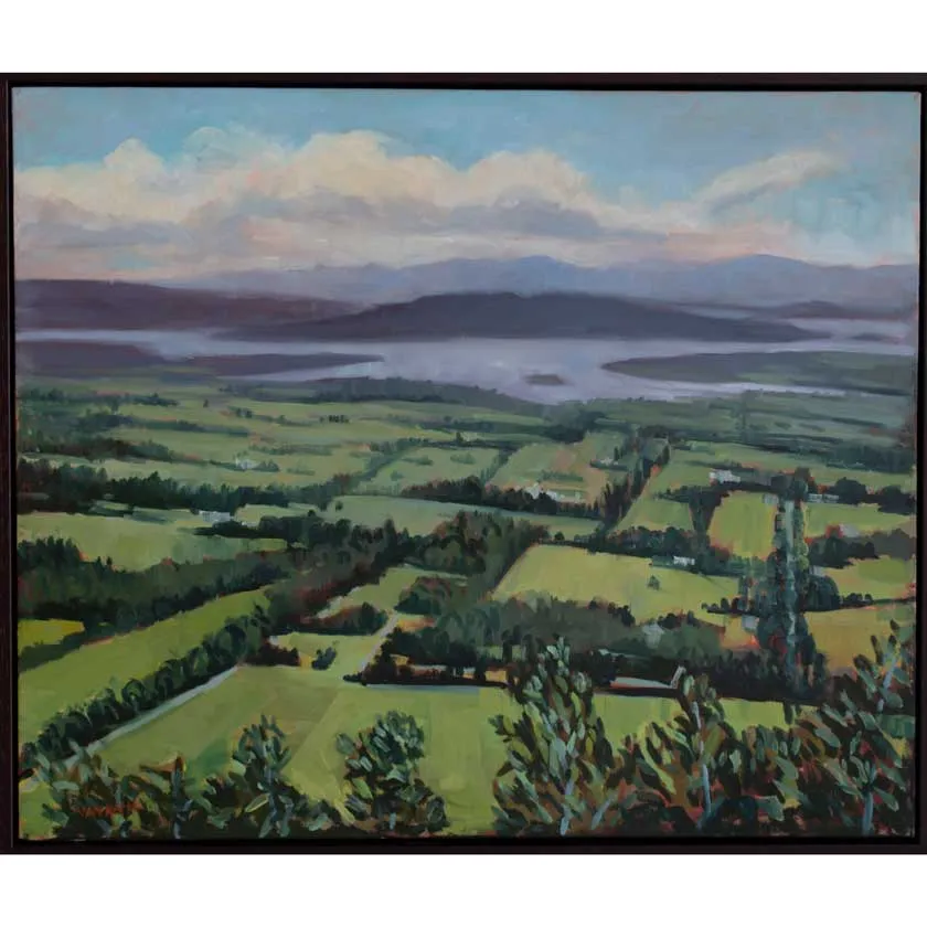 View from Mount Philo -Oil Painting 24x30