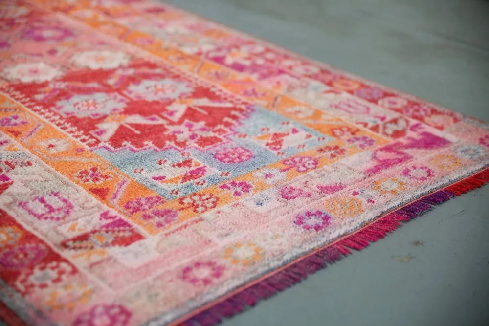 Vintage Kurdish Herki Runner 2.9ftx11.9ft
