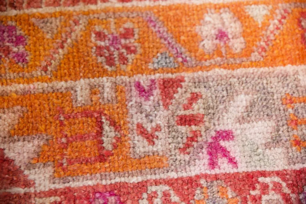 Vintage Kurdish Herki Runner 2.9ftx11.9ft